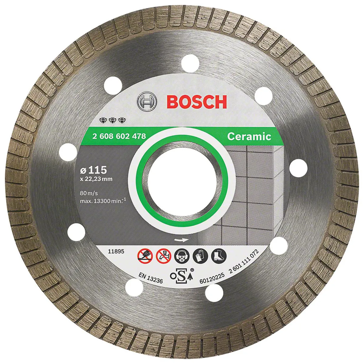 BOSCH - Disco Turbo 115mm Cerámica.