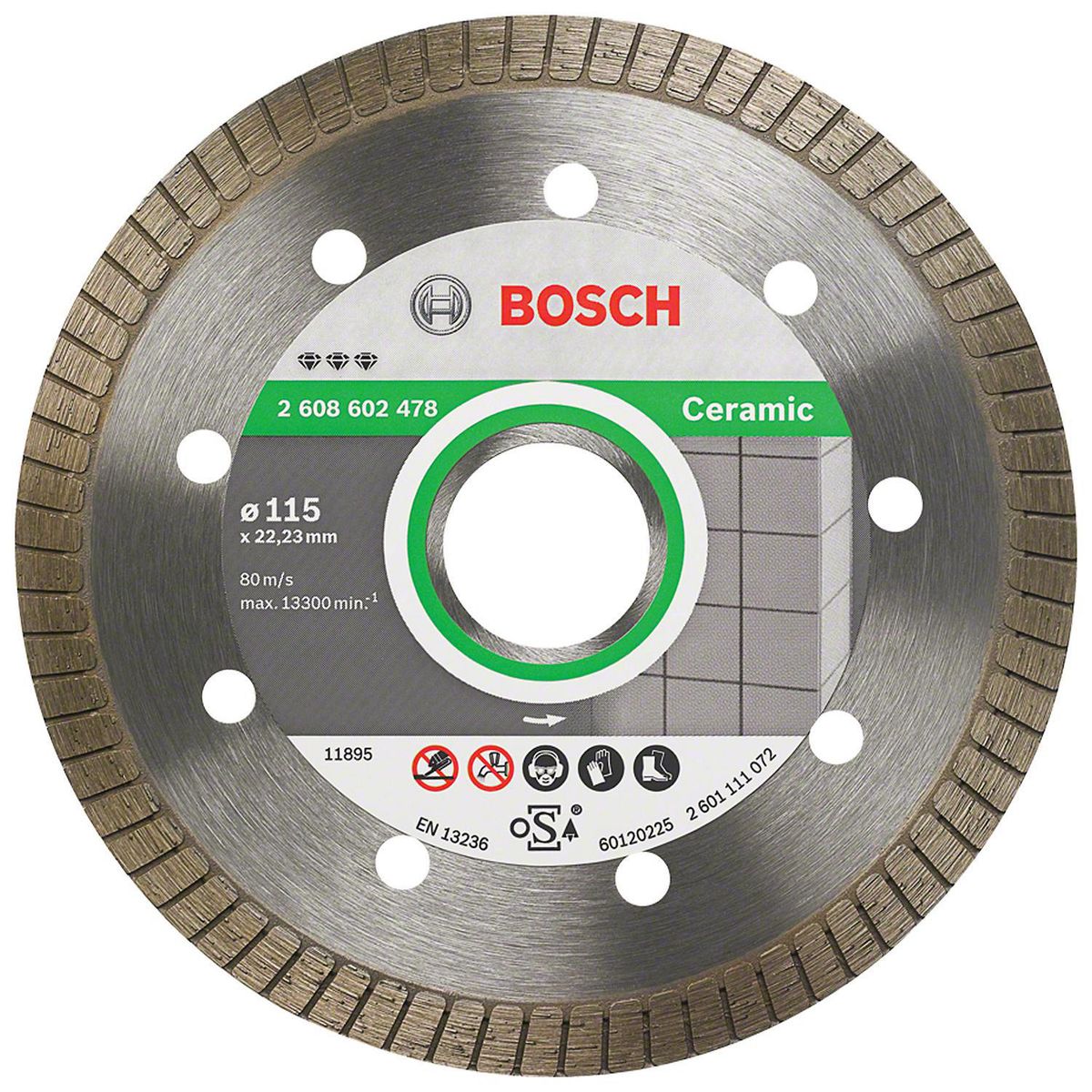 BOSCH - Disco Turbo 115mm Cerámica.