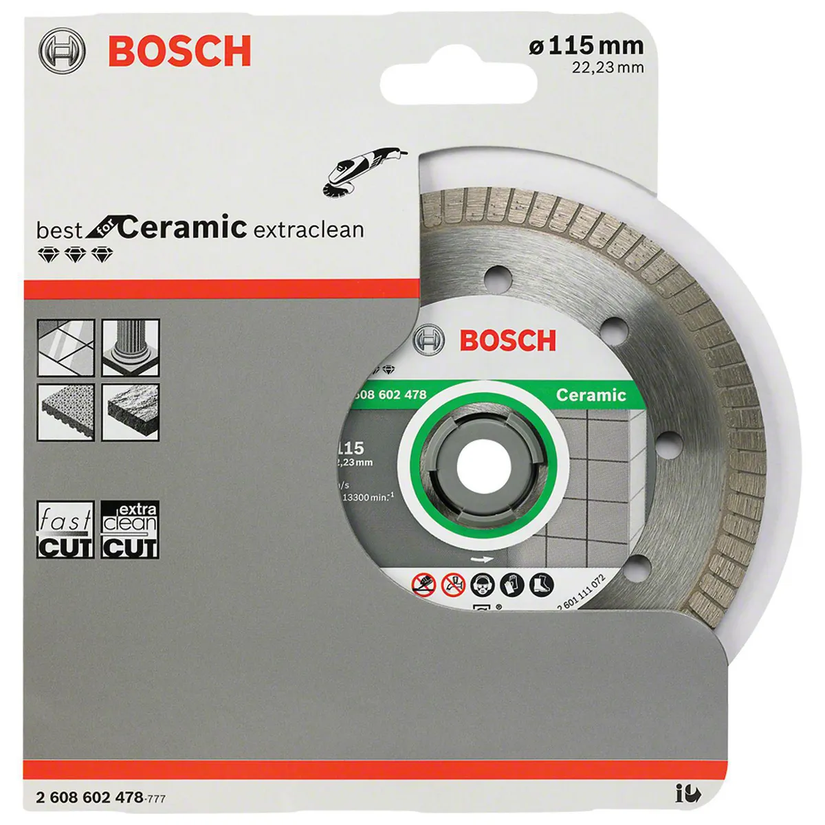 BOSCH - Disco Turbo 115mm Cerámica.