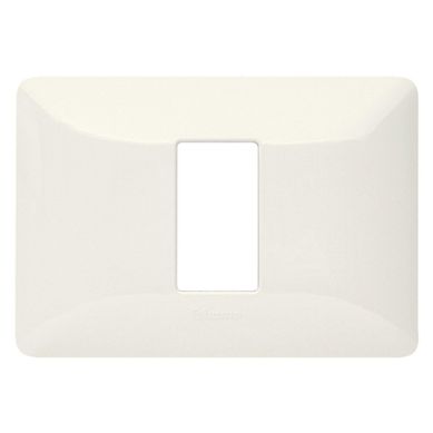 Placa Simple Matix Marfil