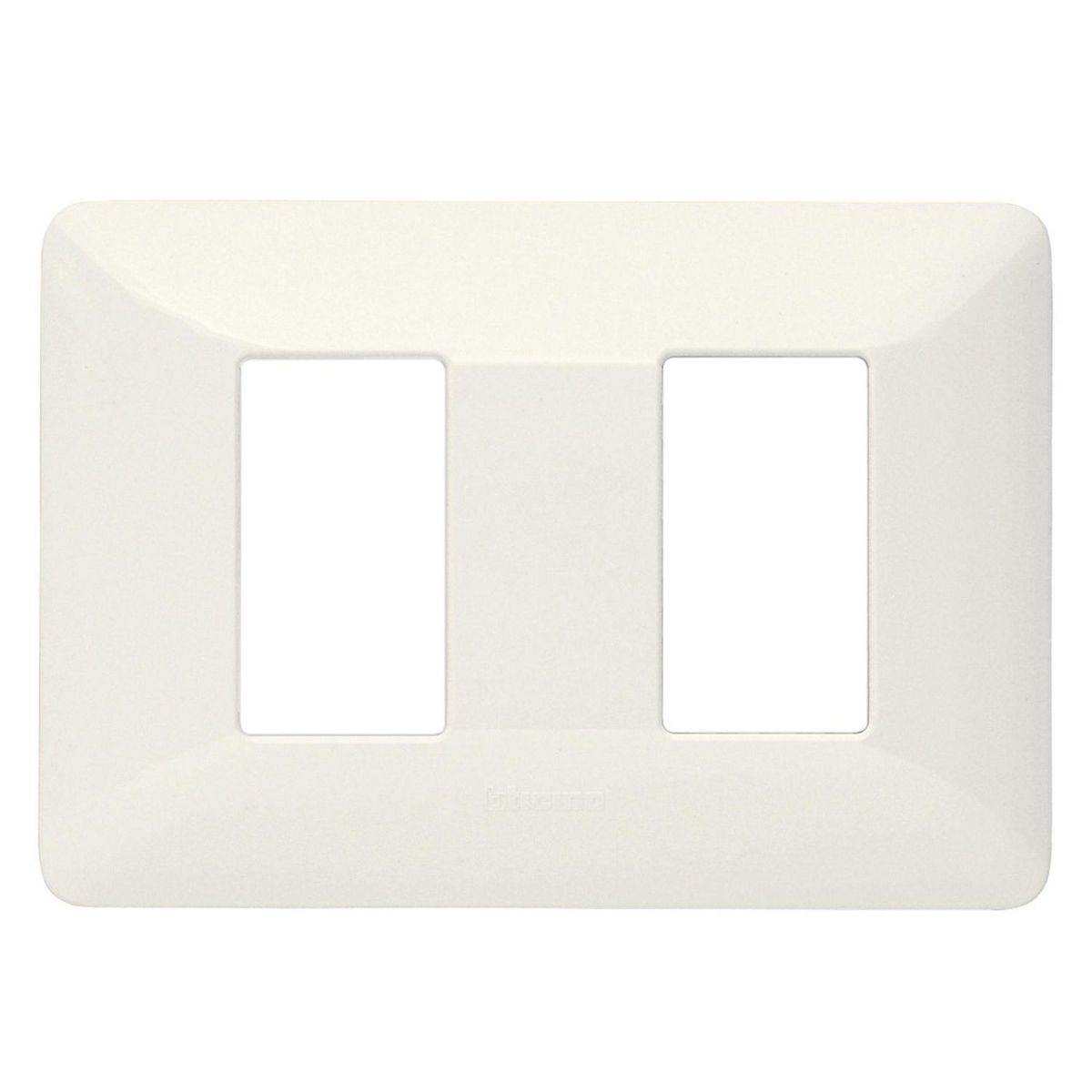 BTICINO - Placa Doble Matix Marfil