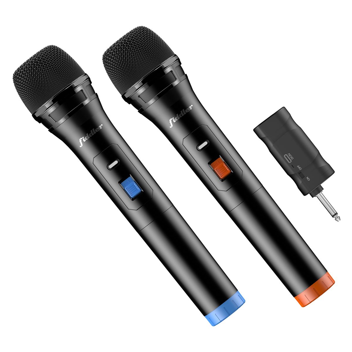 FIDDLER - Kit 2 Micrófonos Inalámbricos Bluetooth