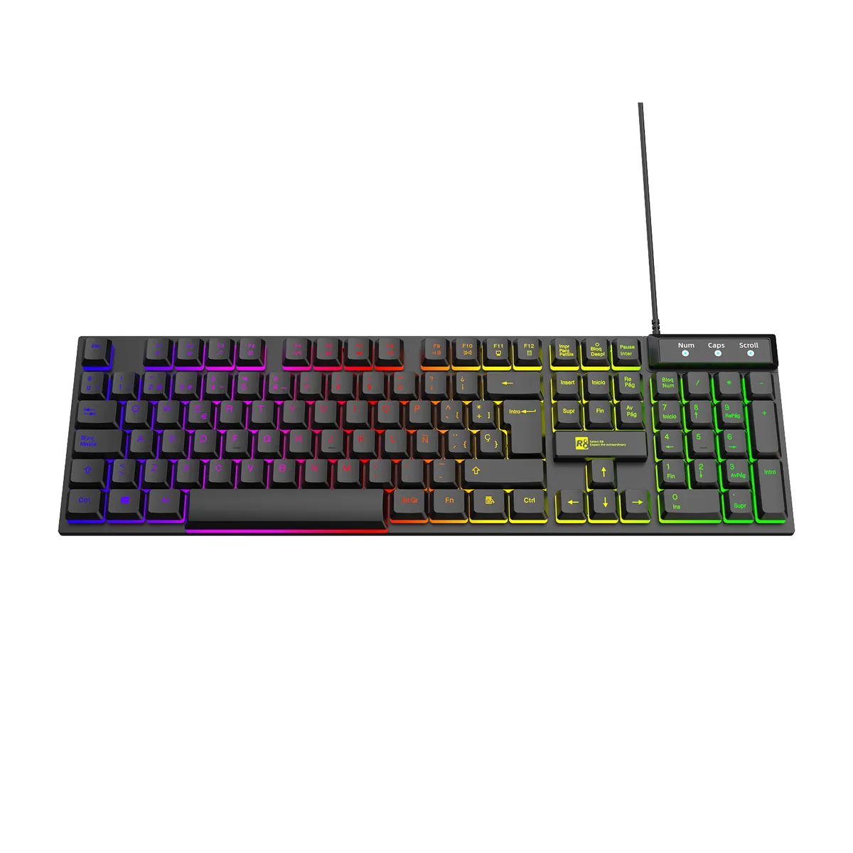 FIDDLER - Kit Gamer Teclado + Mouse + Mouse pad + Audífonos.