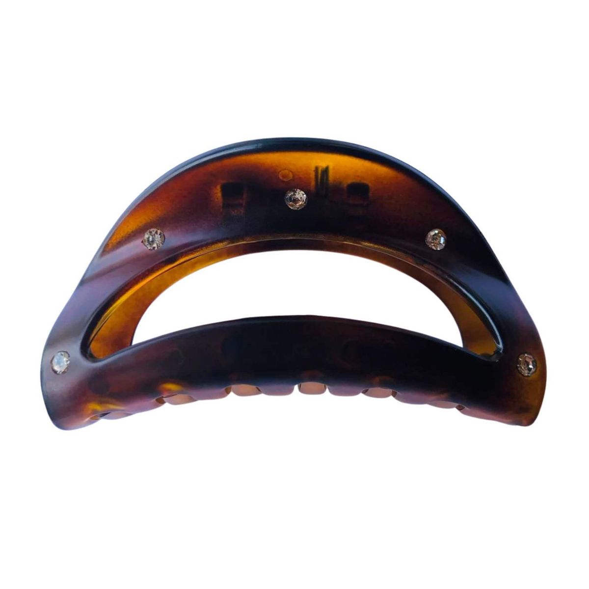  - Clip Pinza Mediano Marrón.