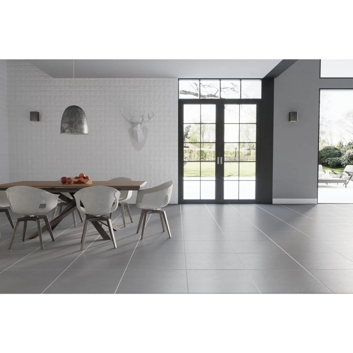 SAN LORENZO - Porcelanato Oxford Plata de 60 x 60 Centímetros 2.50 m2