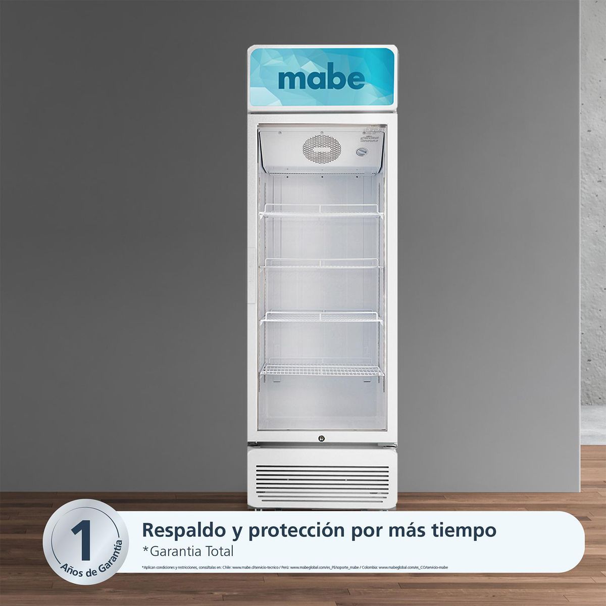 MABE - Vitrina Sin freezer 416 Litros ALASKAVIT416PG.