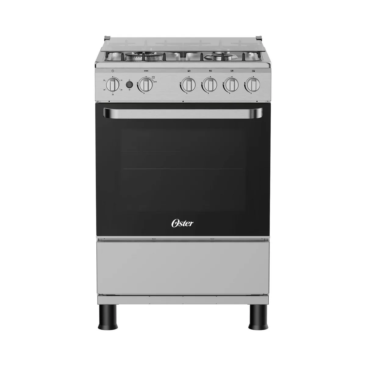 OSTER - Cocina Oster a Gas 4 Quemadores OS-PGSBMI2404IGS.