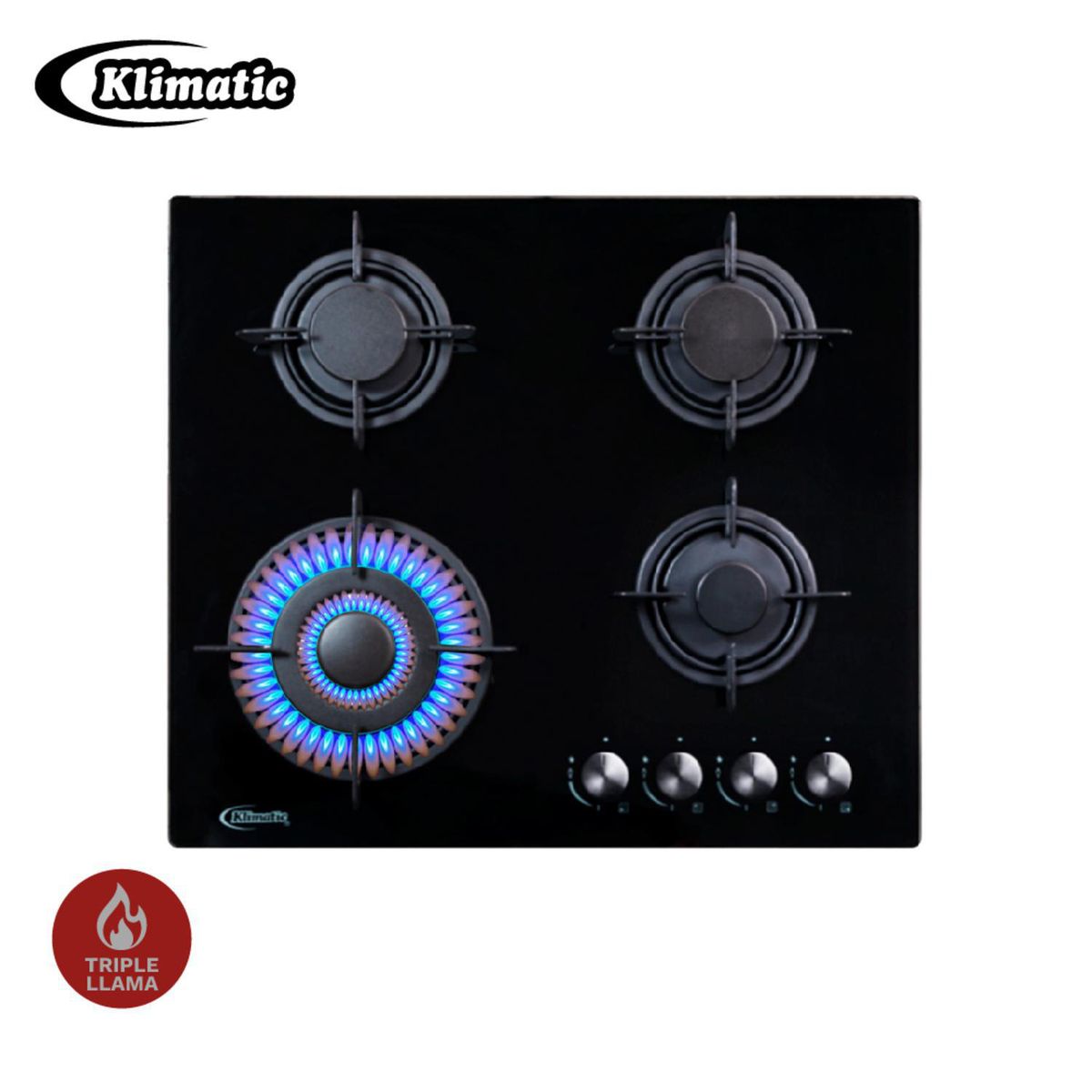 KLIMATIC - Cocina Empotrable a Gas 4 Platos HOF..
