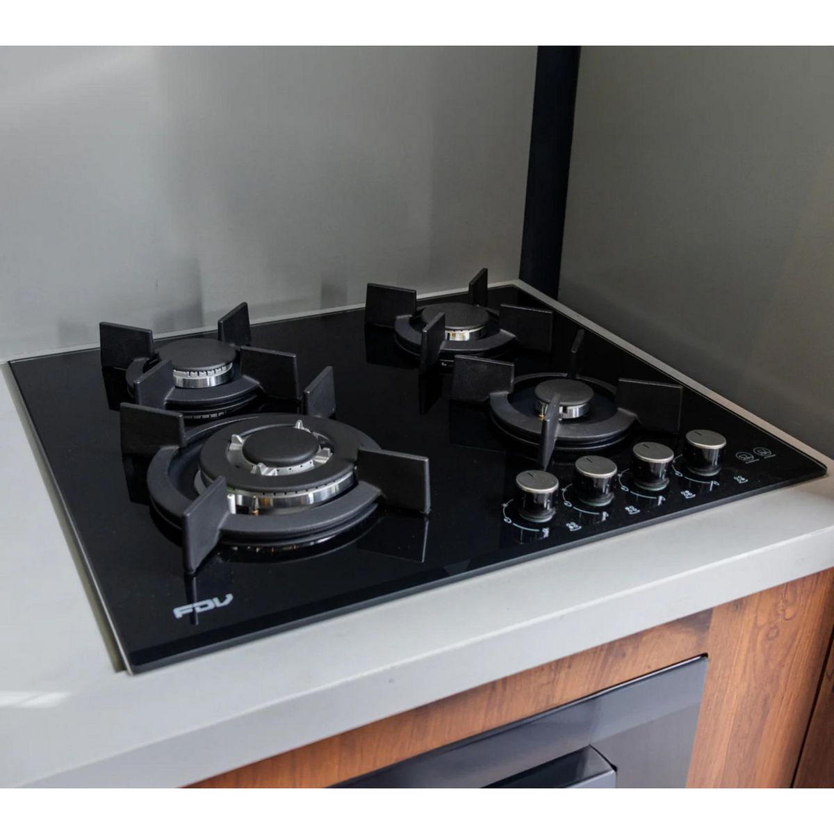 FDV - Encimera 4 Platos a Gas 60 Litros Onix 2.0