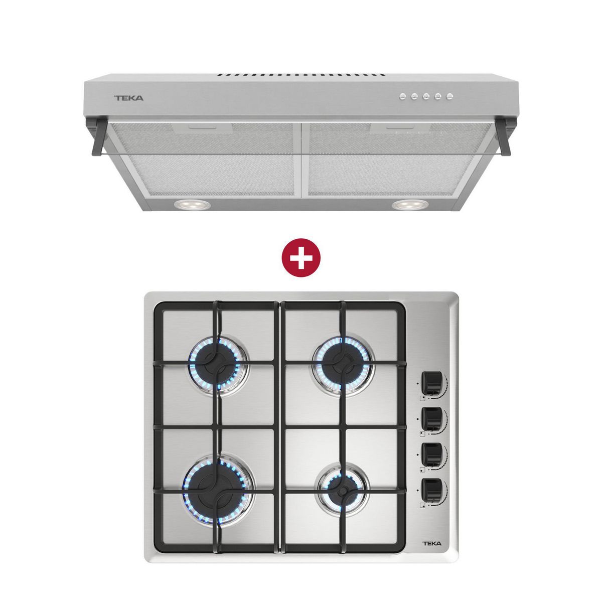 TEKA - Combo Cocina Empotrable HLX640 + Campana Extractora CX62120