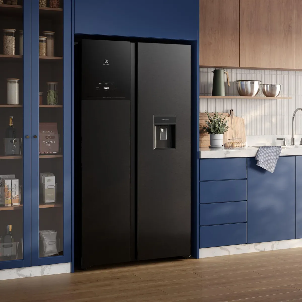 ELECTROLUX - Refrigeradora Side by Side No Frost 522 Litros ERS53F2P5CB.