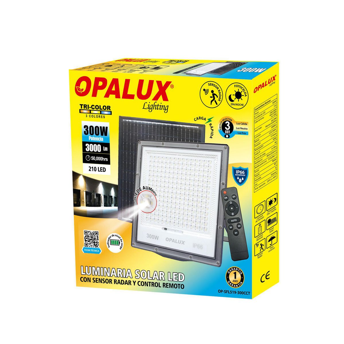 OPALUX - Reflector Solar 300W CCT
