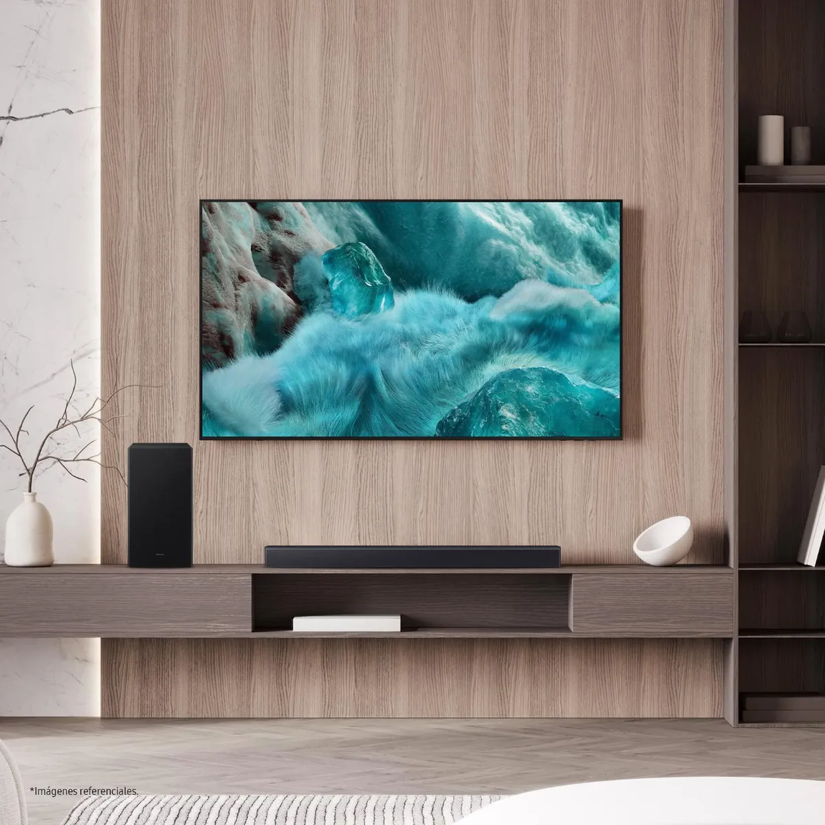 SAMSUNG - Soundbar Samsung Serie B 2.1 HW-B450F/PE