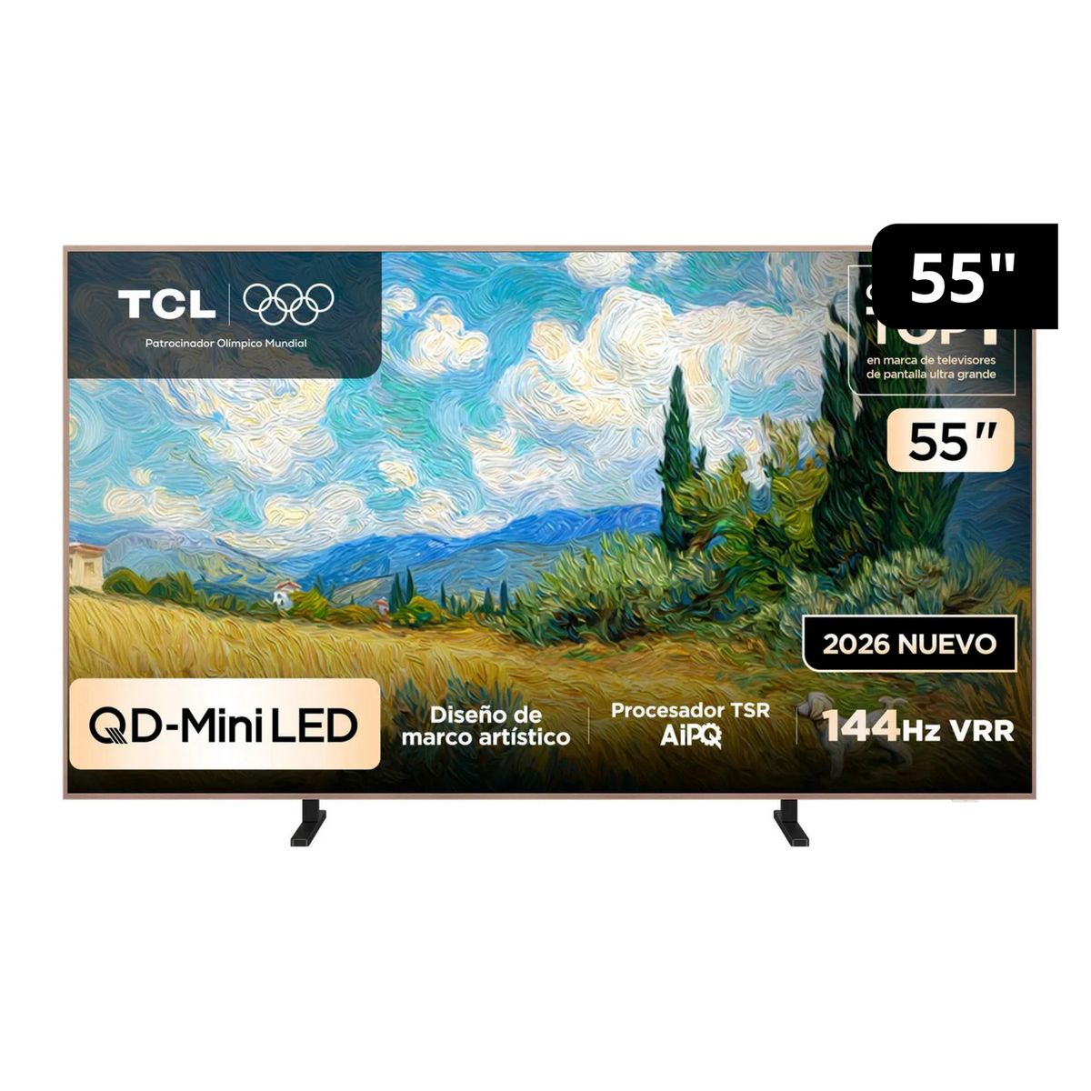 TCL - Televisor QLED 55 " 4K Ultra HD Google TV 55A400PRO