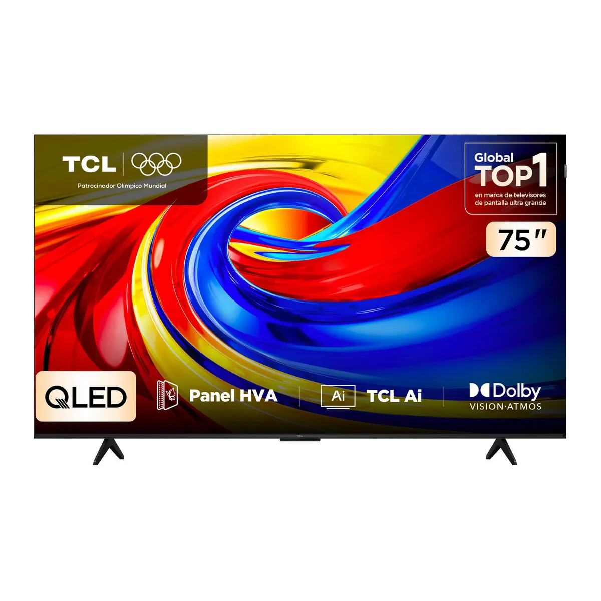 TCL - Televisor QLED 75 " 4K Ultra HD Google TV 75P7L