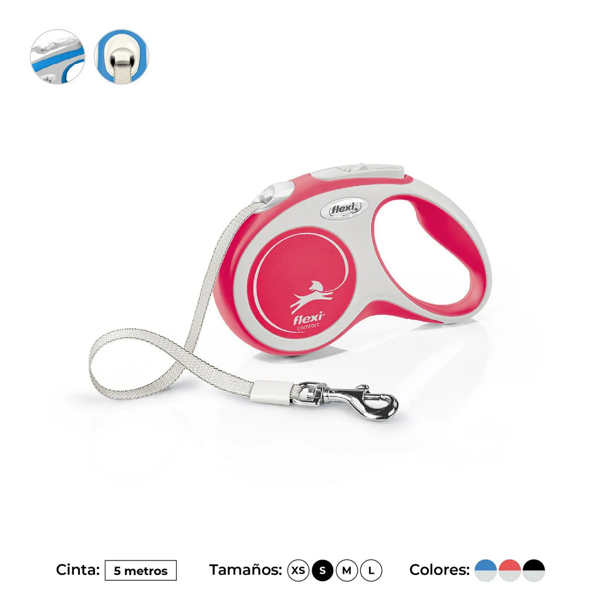 Correa para Perro color aleatorio Talla S, marca FLEXI - Foto Principal