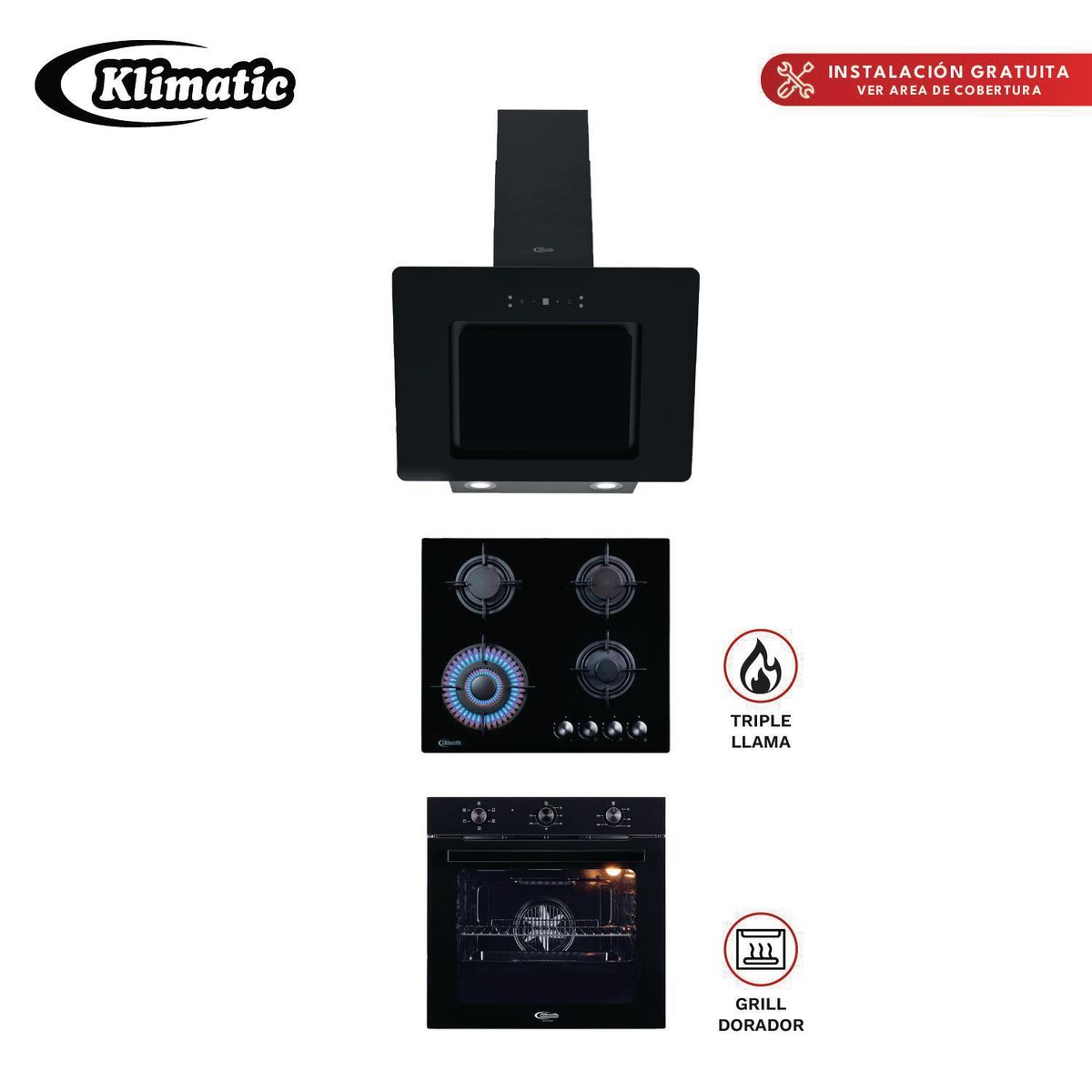 KLIMATIC - Combo de 3 Productos Nina 60 Aria y Essen