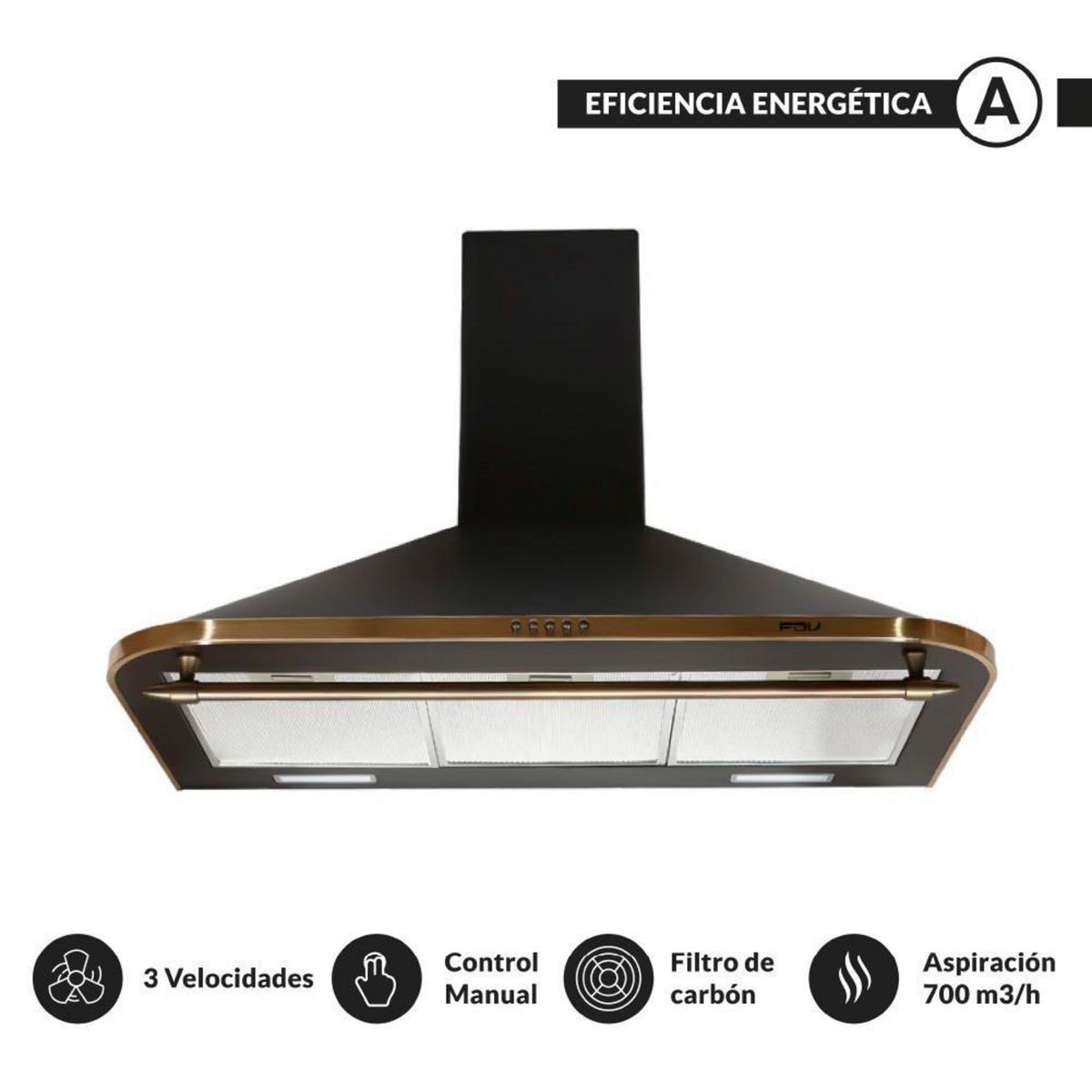 FDV - Campana FDV Vintage de 90 Centímetros