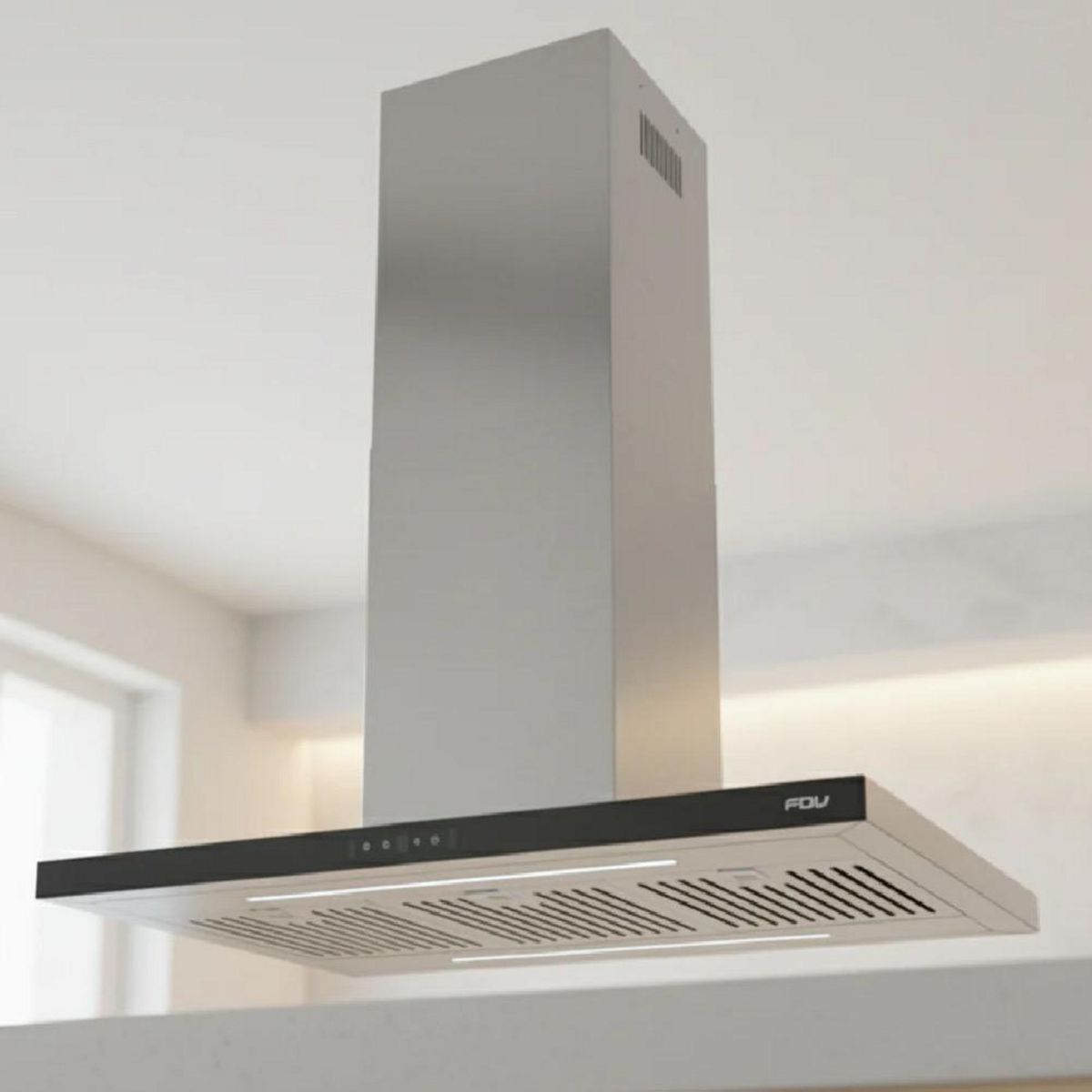 FDV - Campana Isla Elegance Touch de 90 Centímetros