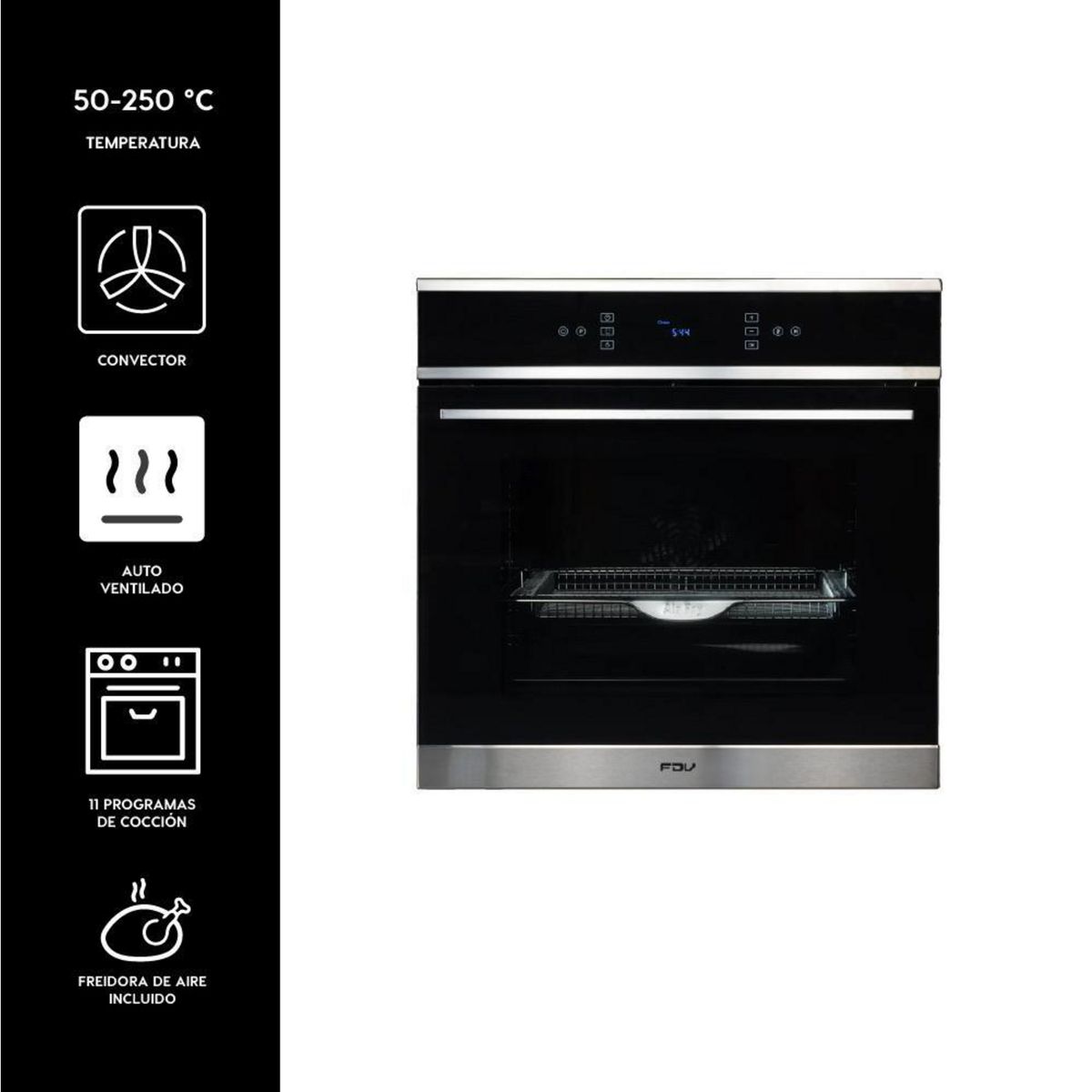 FDV - Horno Elegance Touch de 70 Litros con Air Fryer