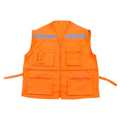 Chaleco Reflectivo Multibolsillo Naranja