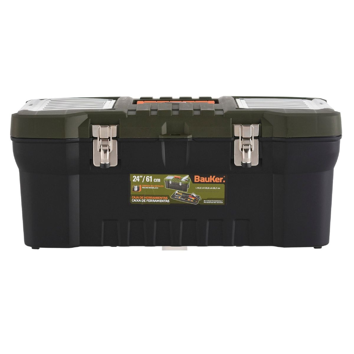 BAUKER - Caja de Herramientas 24 Plástico 5kg Bauker