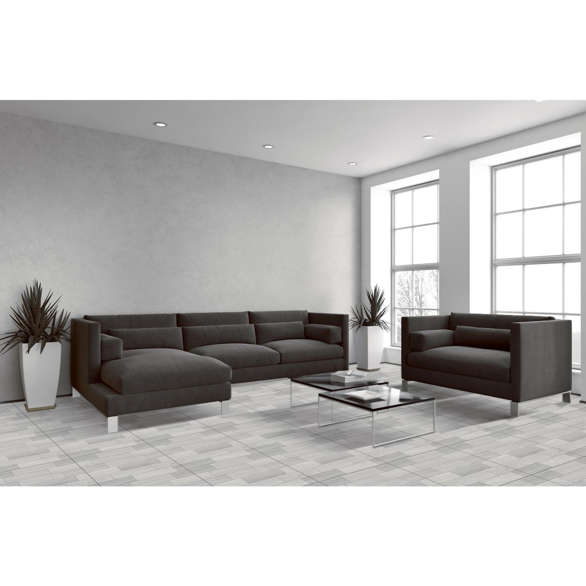 GALA -  x Maderadas Maderado Gris 1.9 m2 