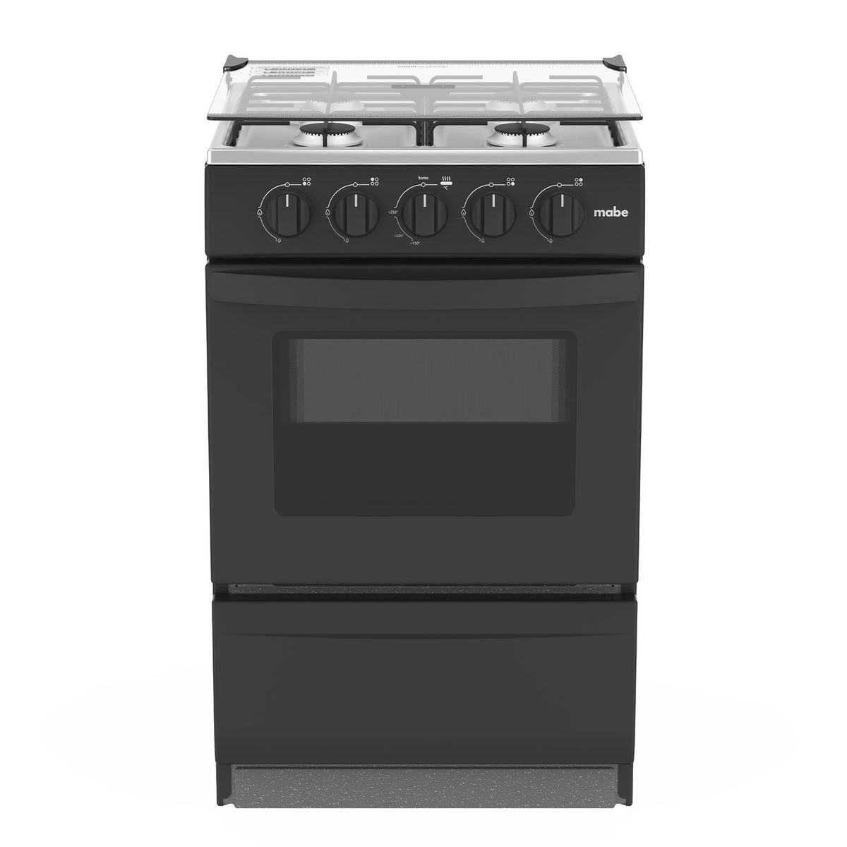 Mabe - Cocina de Piso a Gas 51 cm Negro Mabe EMP2000AN0
