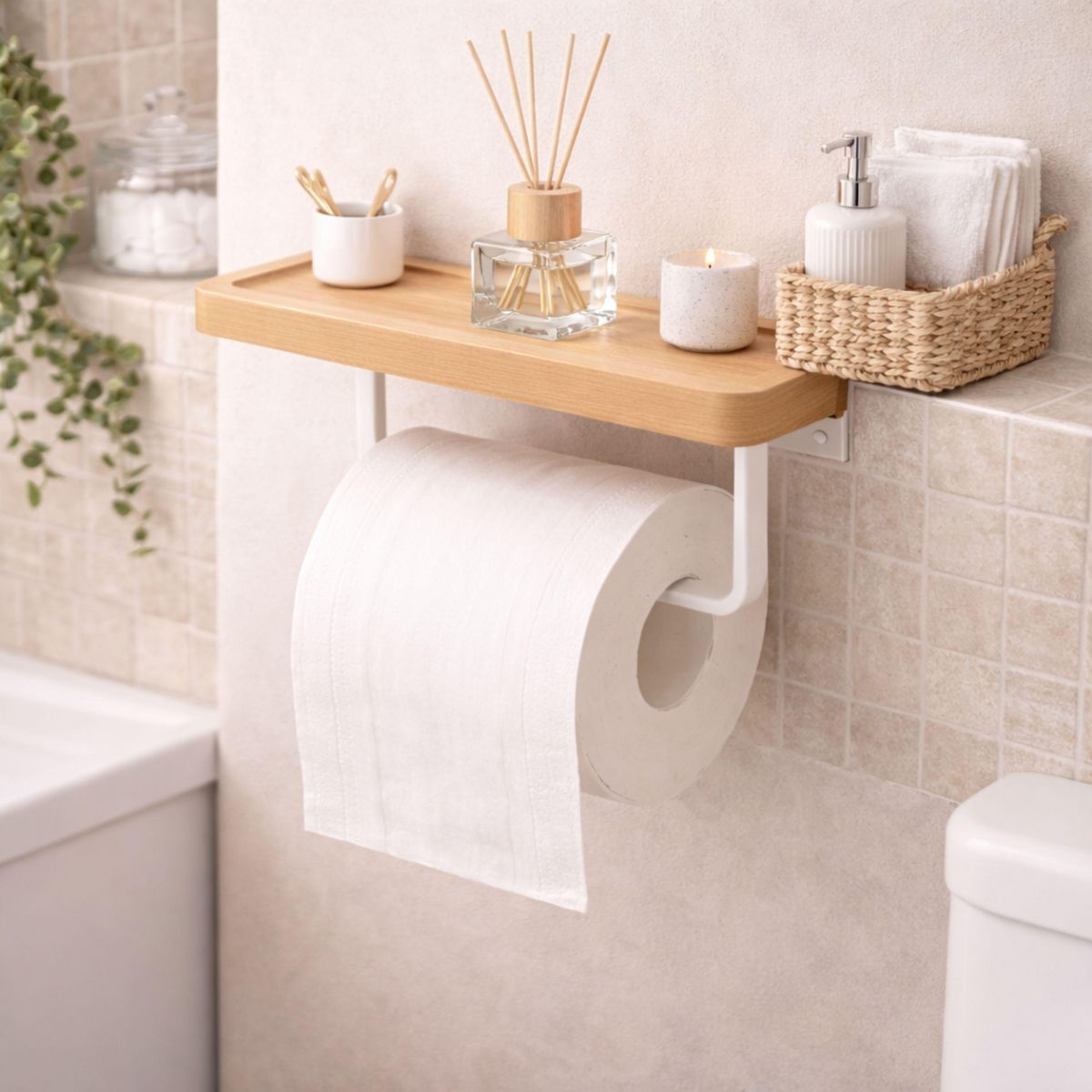  - Porta Papel con Soporte