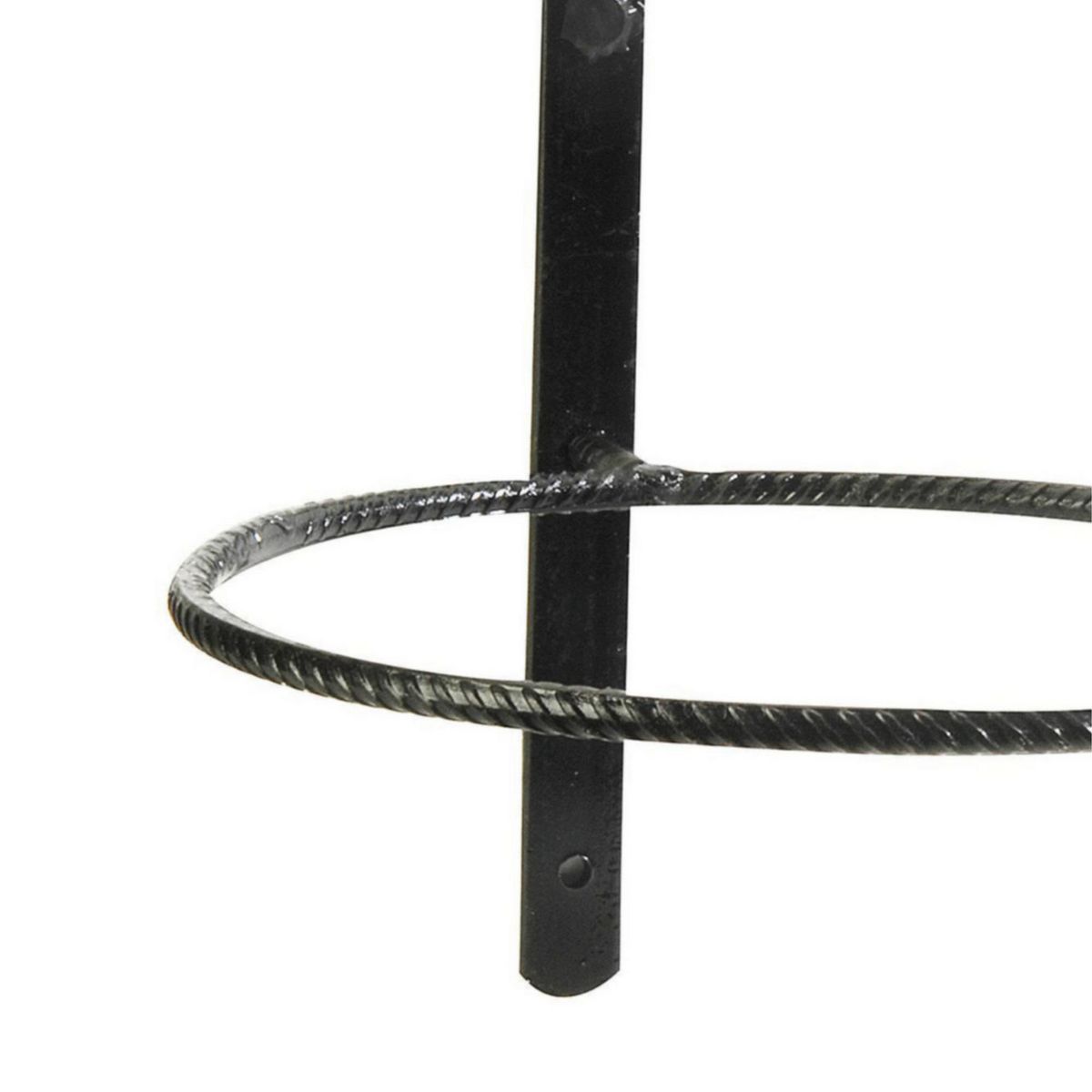 GENERICO - Base para Maceta Pared Negro 17x17x