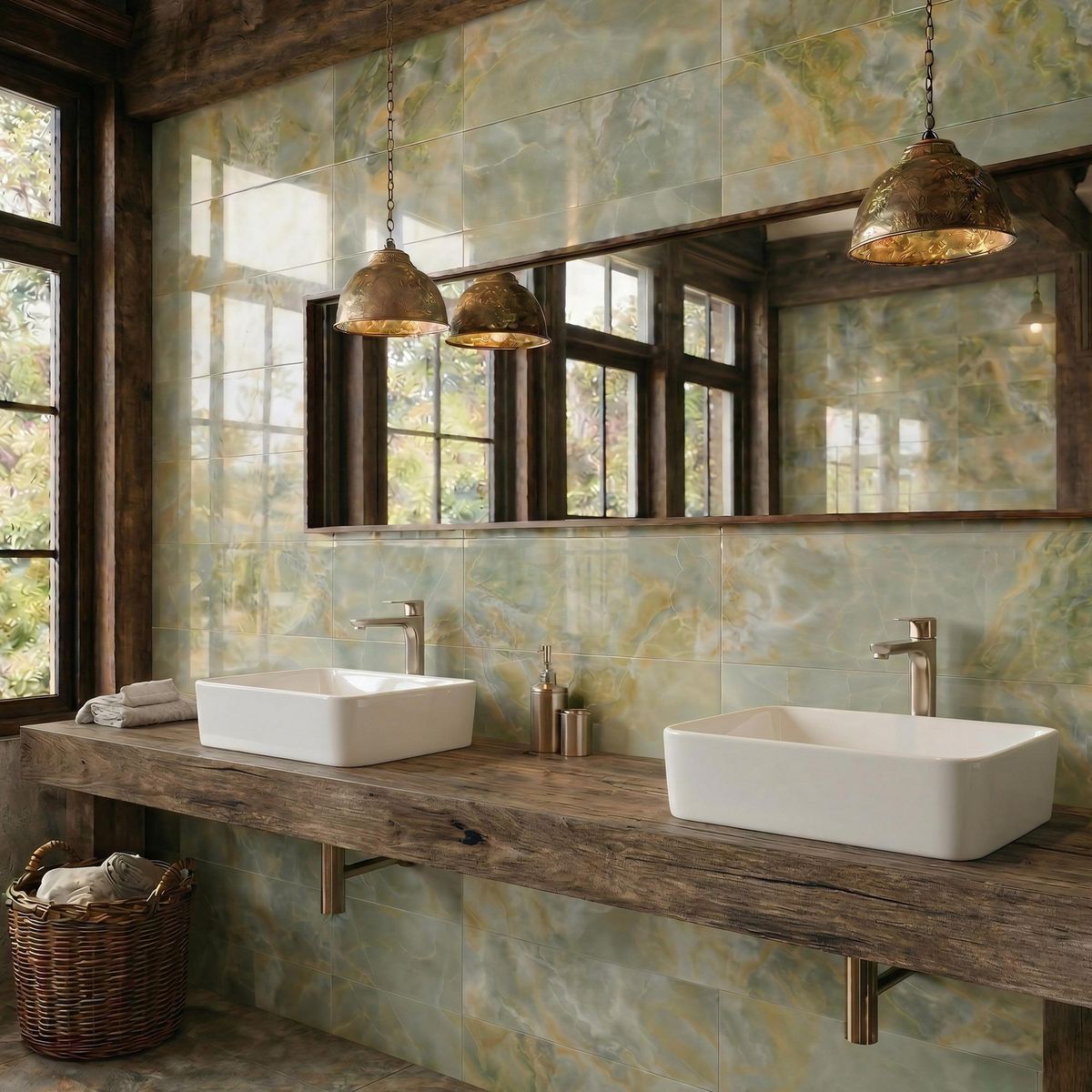  - 30 x 90 cm Onyx Verde 1,80 m²