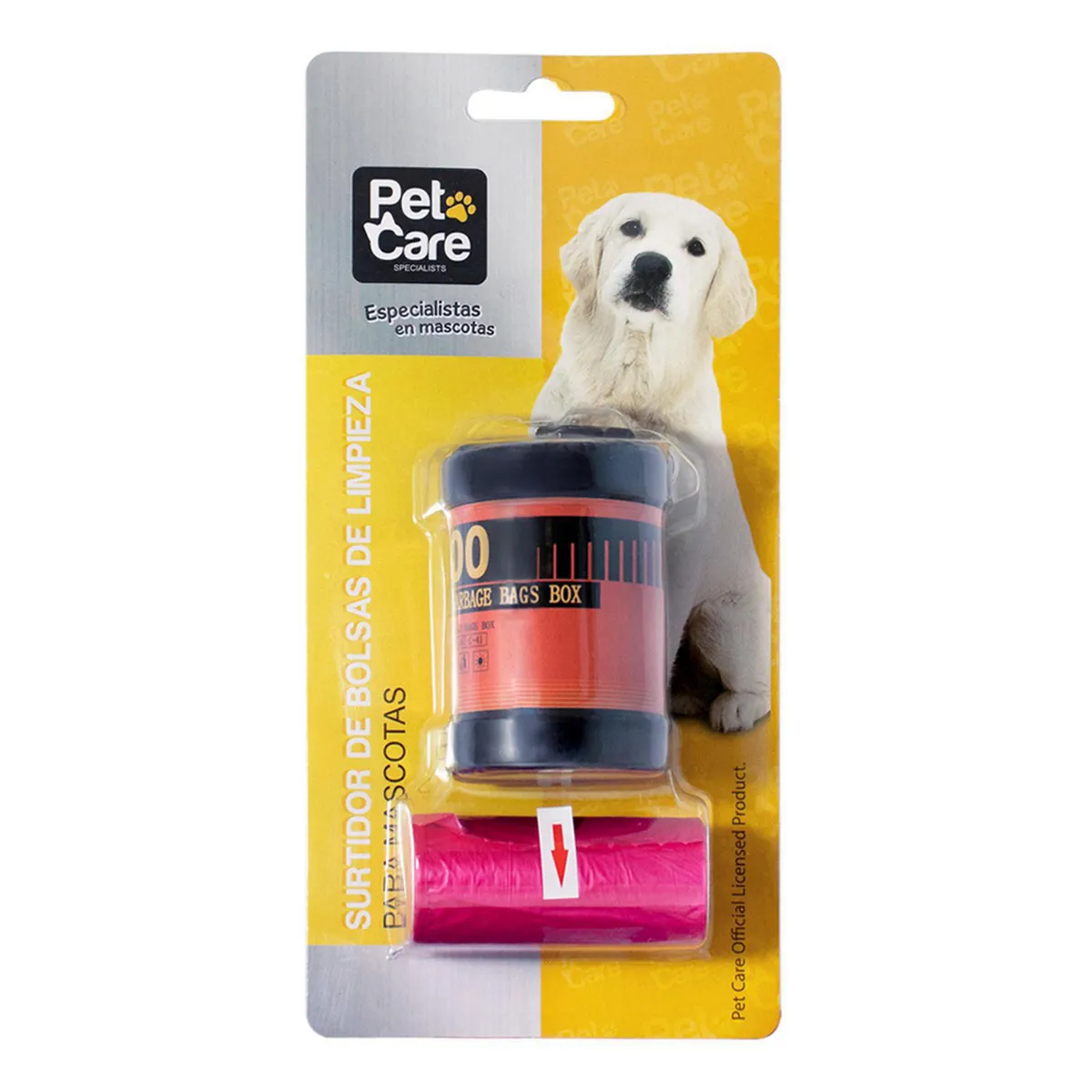 PET CARE - Surtidor con bolsas de limpieza para mascotas