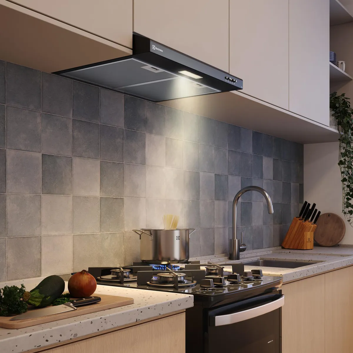 Electrolux - Campana Extractora Empotrable 60cm Black Electrolux