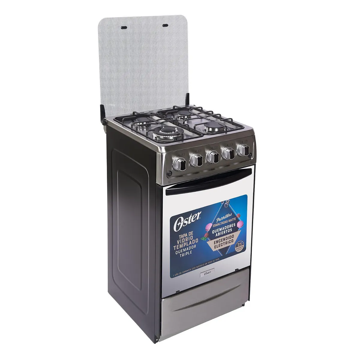 OSTER - Cocina 4 Hornillas 20'' Oster PGSC20G4HTBS
