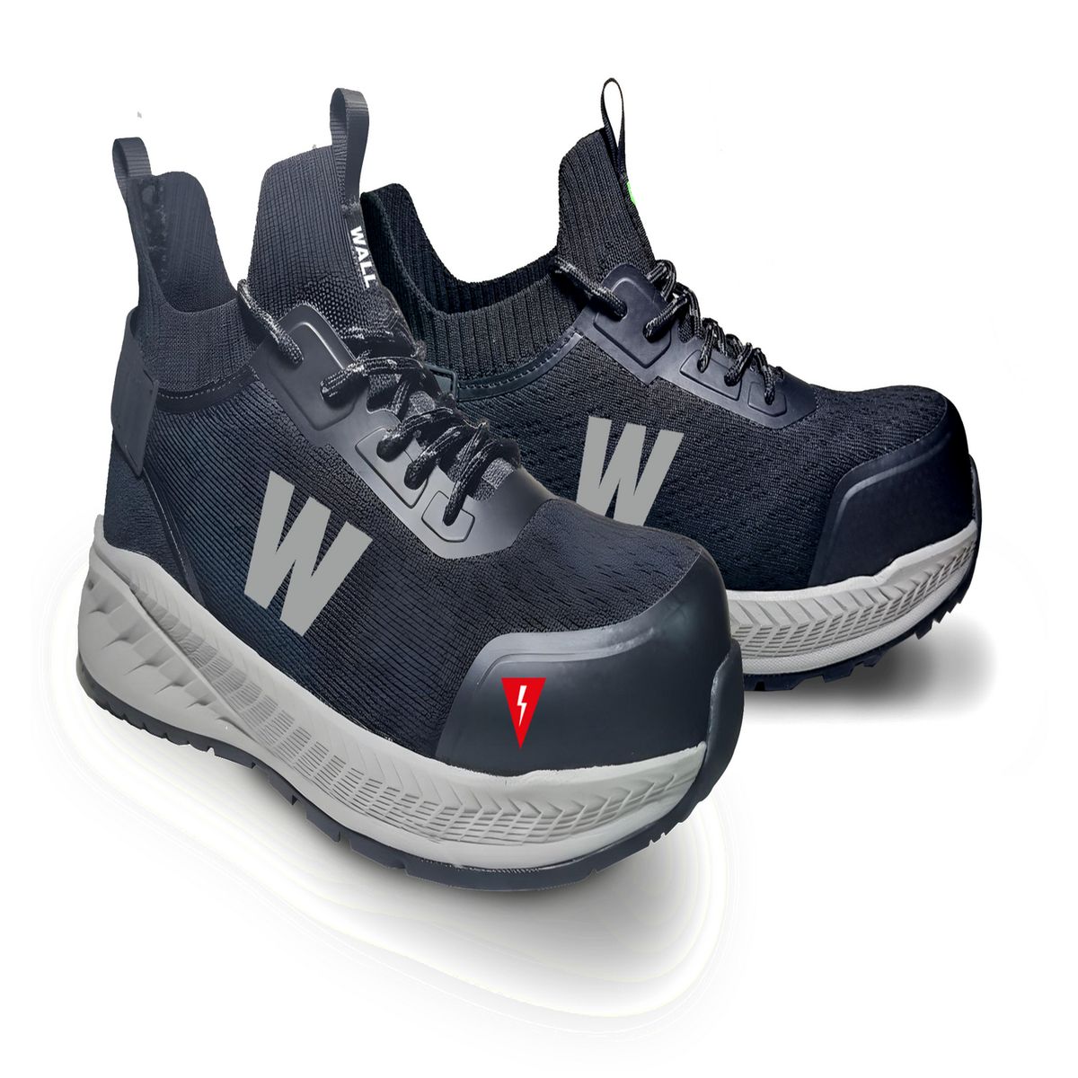 Zapatilla mid teko negro wall safety t.44, marca WALL SAFETY - Foto Principal