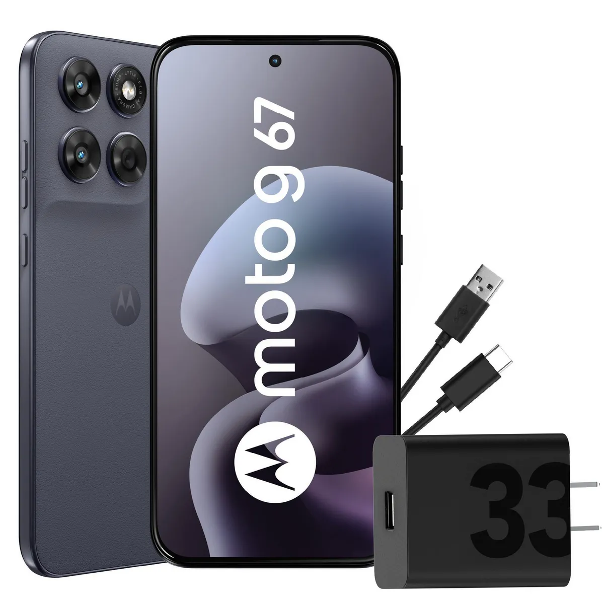 MOTOROLA -  G67 5G 256 GB GRIS