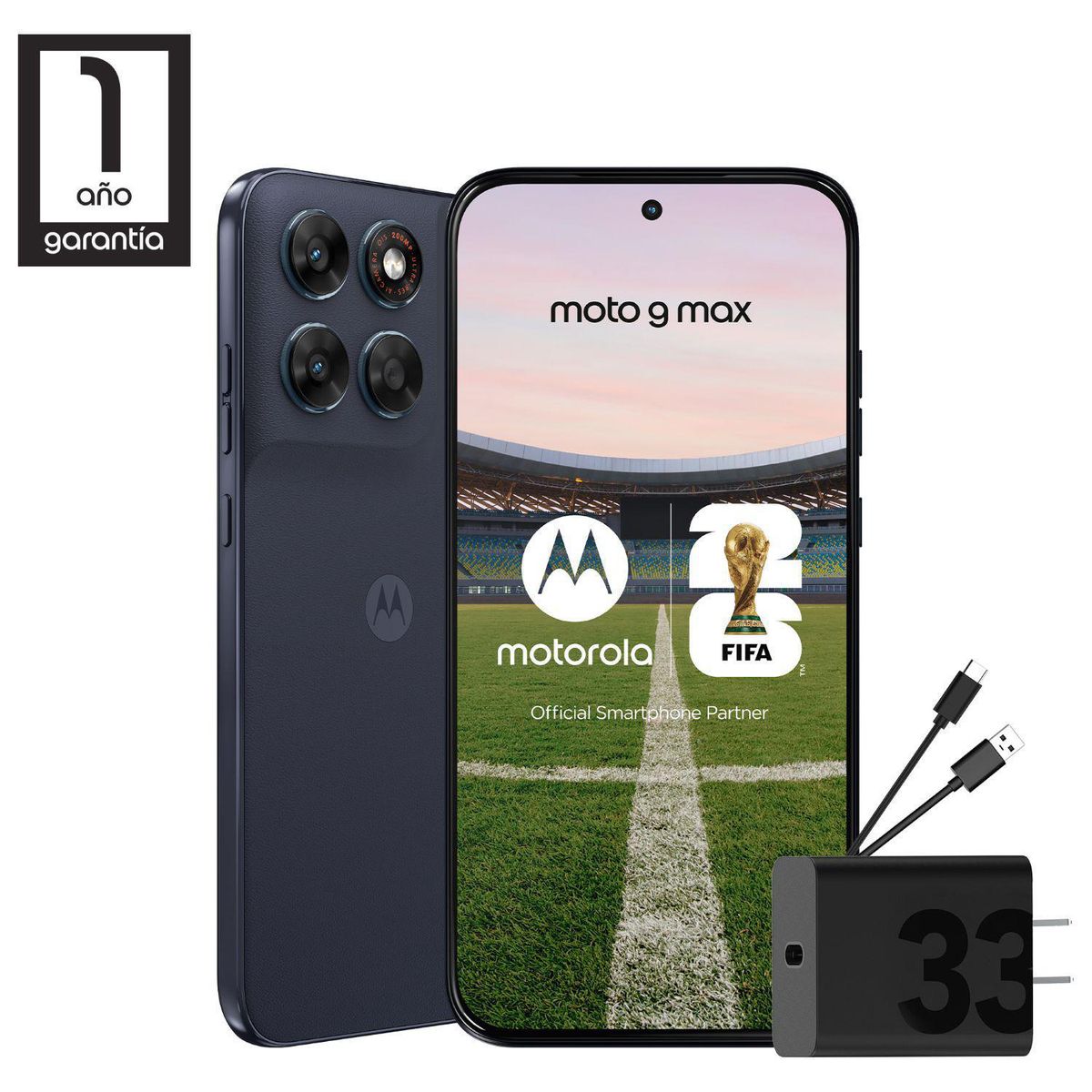 MOTOROLA -  MOTO g max 5G 256 GB NEGRO