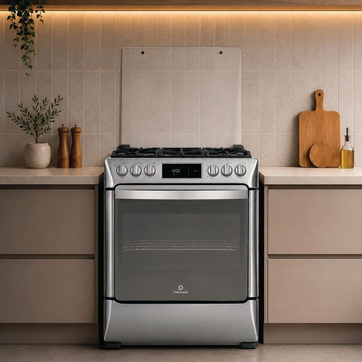 INDURAMA - Cocina a Gas 5 Platos Roma