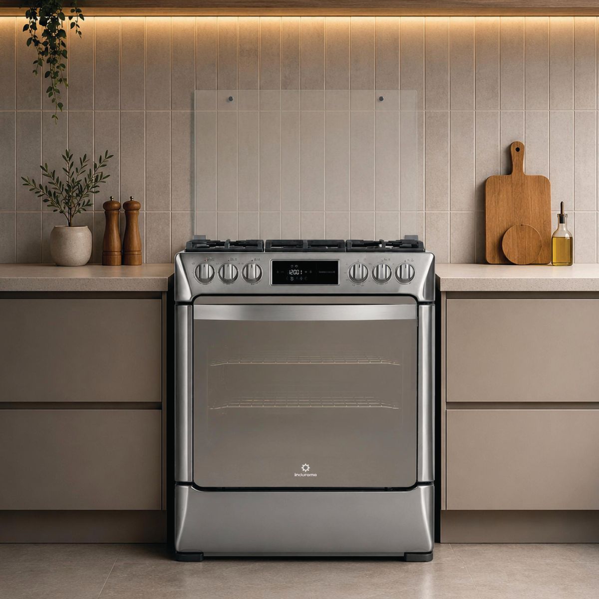 INDURAMA - Cocina a Gas 5 Platos Montecarlo