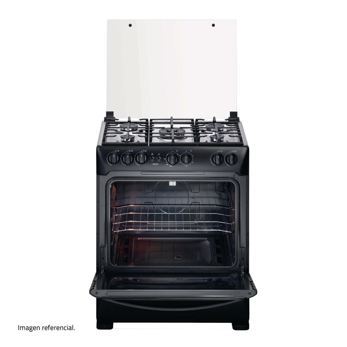 INDURAMA - Cocina a Gas 5 Platos Borgoña 