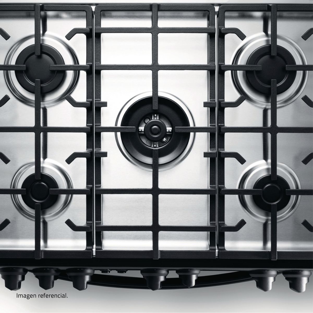 INDURAMA - Cocina a Gas 5 Platos Borgoña 