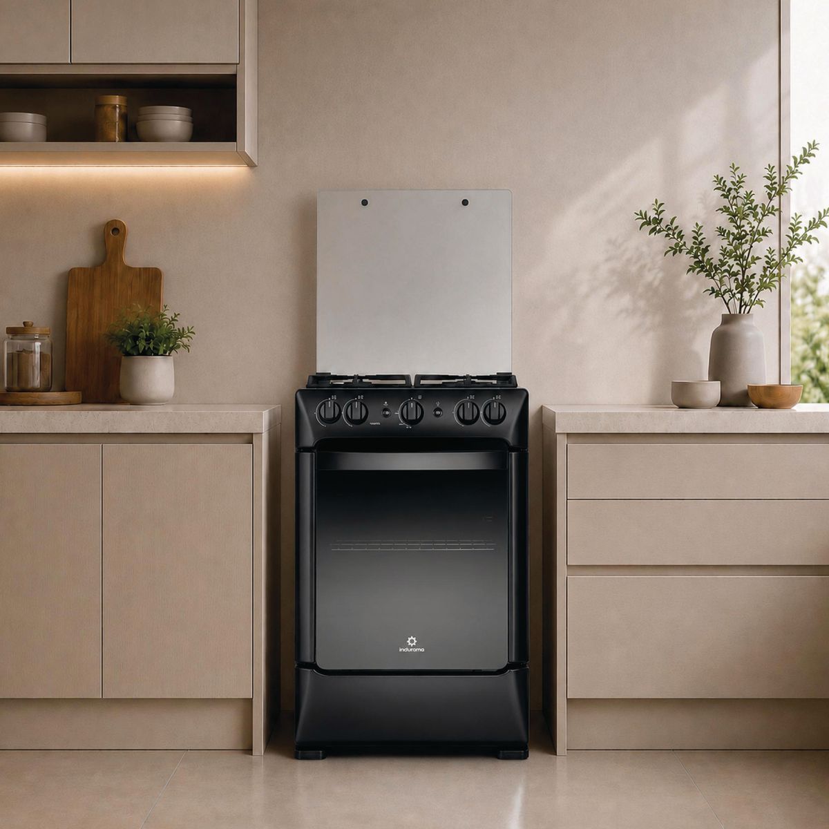 INDURAMA - Cocina a Gas 4 Platos Pompeya 