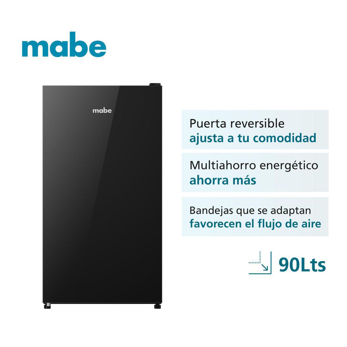 Mabe - Frigobar 90litros Negro RMF04PV1
