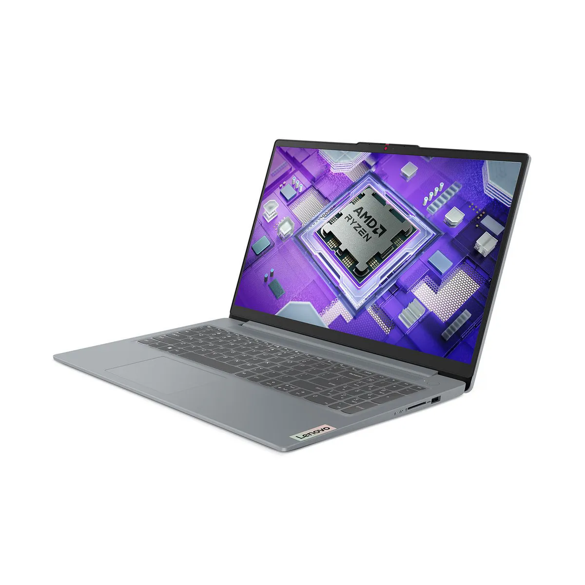 LENOVO - Laptop Lenovo Ideapad Slim 3 15amn8 R5 8 + 512 GB Arctic Grey + Maletin
