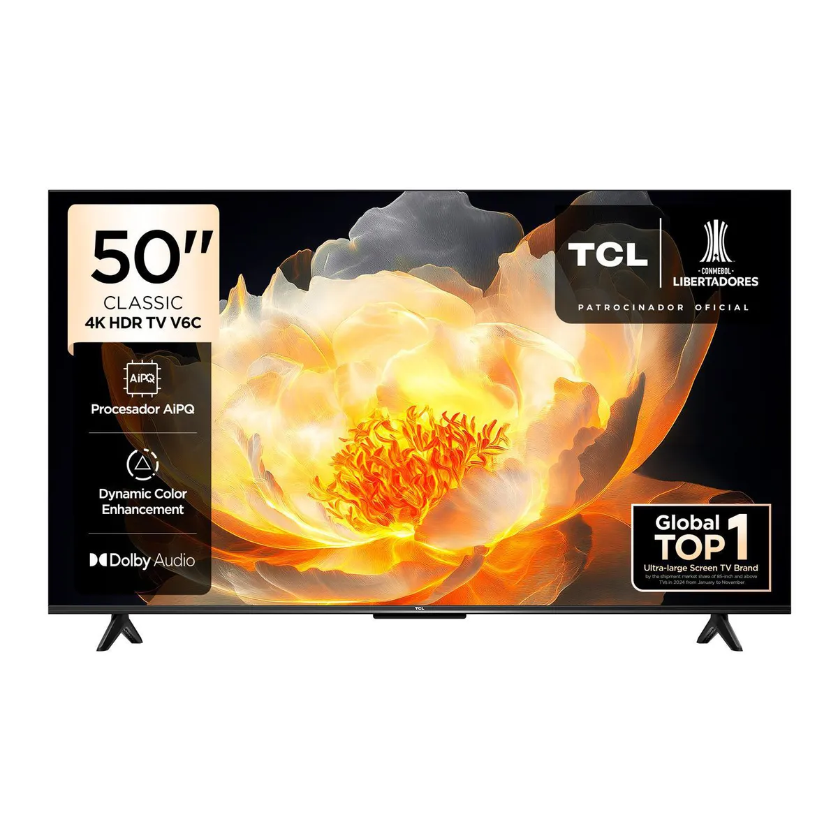 TCL - Televisor LED 50 4K Ultra HD Google TV 50V6C