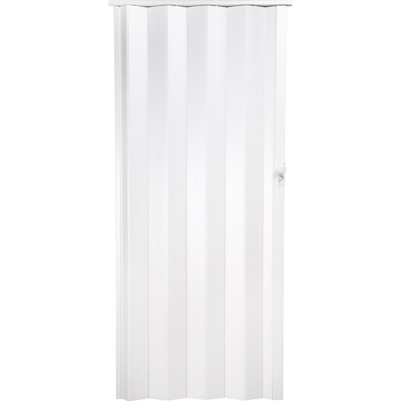 HOGGAN - Puerta Plegable Milano PVC 120 x 200 cm Blanca