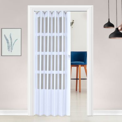 Puerta Plegable Lugano PVC 120 x 200 cm Blanca
