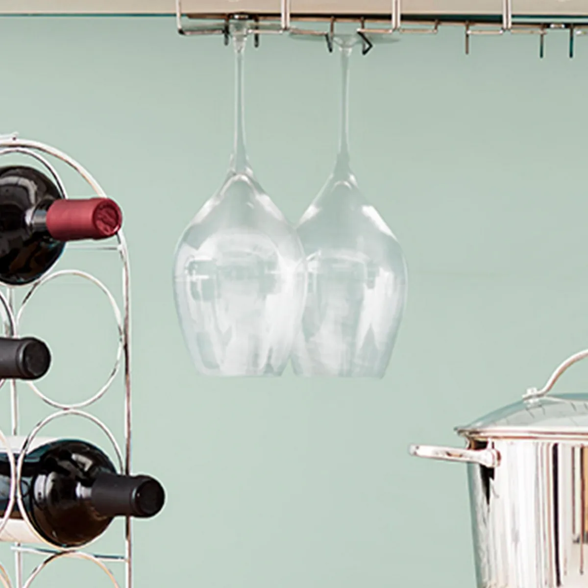 CASA BONITA - Colgador Organizador de Copas 34.4x29.3x3.3cm