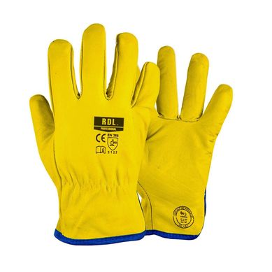 Guantes de Seguridad de Cuero Supervisor Amarillo