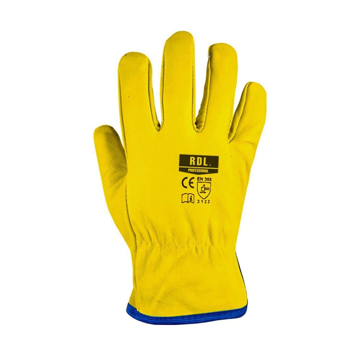 RDL - Guantes de Seguridad de Cuero Supervisor Amarillo